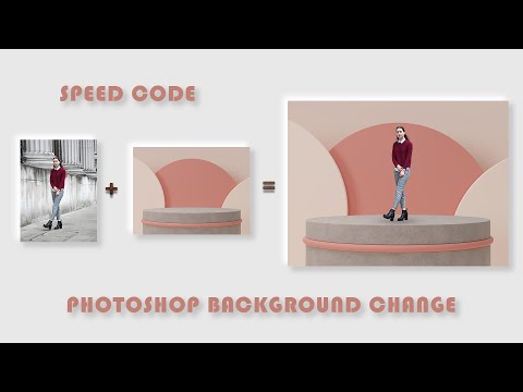 Changing Background in photoshop | speed code