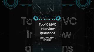 Top 20 ASP.NET MVC Interview Questions You Must Know (2025 Update) #dotnetdeveloper