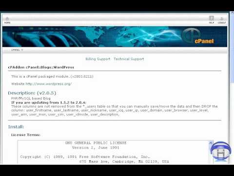 [Web Hosting Tutorial] How to use the cPanel Built in script installer