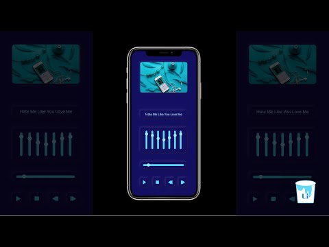 Figma - Minimalistic Neumorphic Music App UI - Speed UI