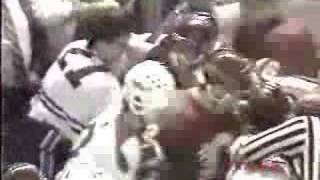 Flames - Canadiens bench clearing brawl 5/22/86 Finals