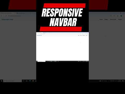 Mobile Friendly Navbar Using HTML CSS JavaScript 📱