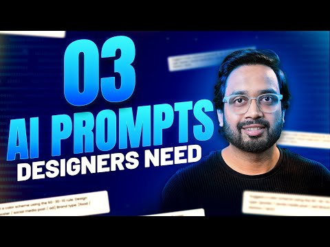 3 AI Prompts Every Graphic Designer Must Know (Beginner Friendly)