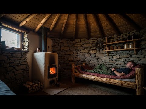 I Built a Secret Underground Cabin in an Abandoned Area to Survive Warmly for 10 Days
