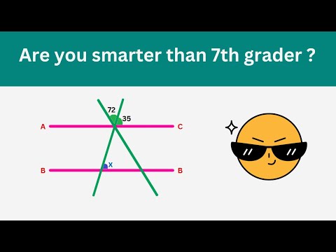 Find the unknown angle | Mathematics Animations | Trending