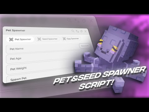 *OP* GROW A GARDEN SPAWNER SCRIPT🐙☘️| [°SPAWN SEED, SPAWN PETS+ EGGS🐝°] (•PASTEFY•)