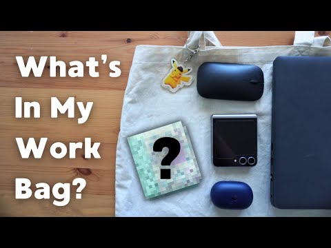 REALISTIC On-the-go remote work essentials | What's in my bag?