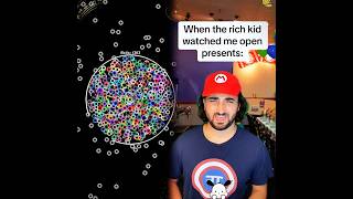 When the rich kid watched me open presents 🎁 #comedy #shorts