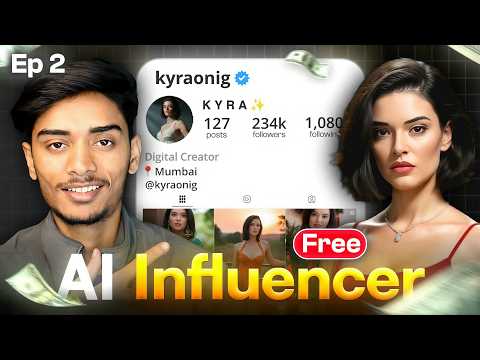 How to Create 100% Real AI Influencer for FREE 🔥 (No Camera, No Model Needed)
