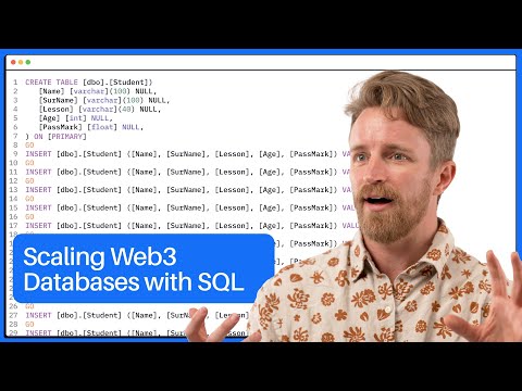 Using SQL to Unlock the Potential of Web3