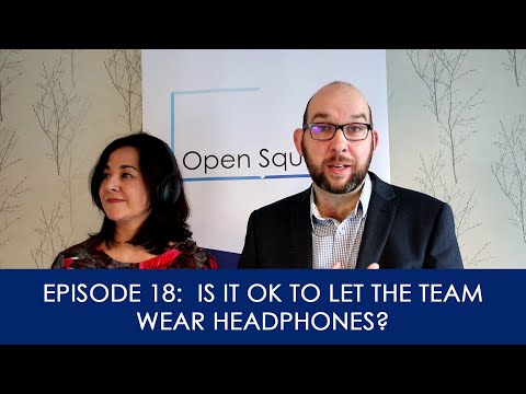 [18] Is it OK to let the team wear headphones?