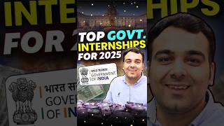 Alert ⚠ Government Internships for Students 🔥 #shorts