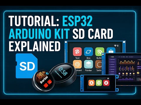 Tutorial:How to use the SD card on the ESP32S3 development board? #esp32display #smartdisplay #lvgl