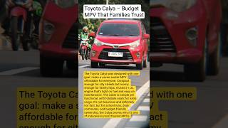 Toyota Calya – Budget MPV That Families Trust