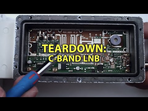 What's iside a C-Band Satellite TV LNB?