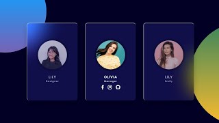 HTML CSS Project: Mastering Glassmorphism Profile Cards: Web Design Tutorial | Hindi / Urdu