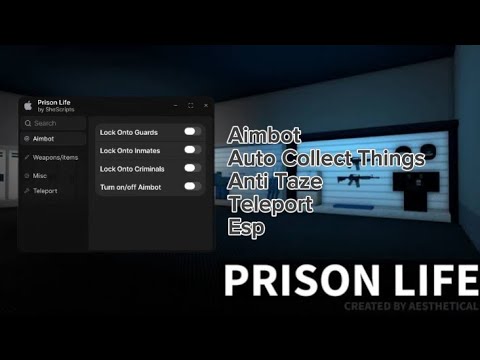 Roblox Prison Life Script Pastebin 2025 – Undetectable, Free