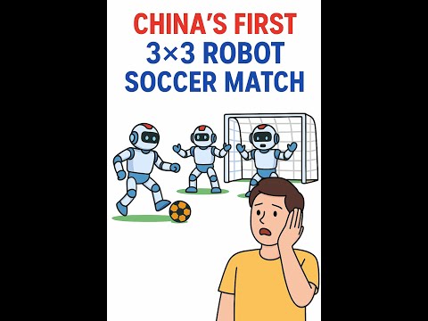 🤖 China Just Launched Robot Football – And It’s Fully Autonomous!