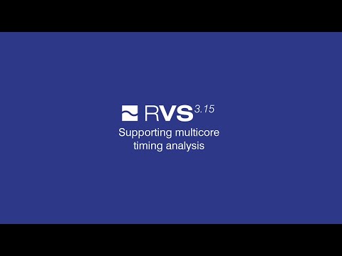 Supporting multicore timing analysis with RVS 3.15