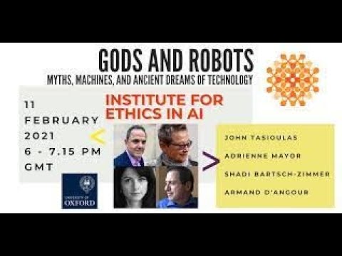 Ethics in AI Live Event  Gods and Robots  Myths, Machines, and Ancient Dreams of Technology