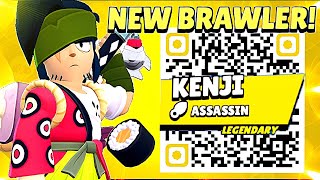 FREE KENJI!!! 🎁 NEW LEGENDARY BRAWLER QR CODE | BRAWL STARS NEW UPDATE