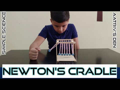 Newton's Cradle : Simple science : Aatriv's Den