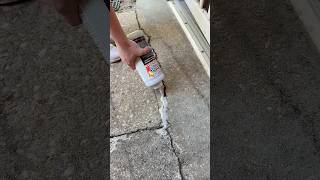 DO NOT ignore those cracks in your concrete! | Fill concrete cracks | Magic crack filler #concrete