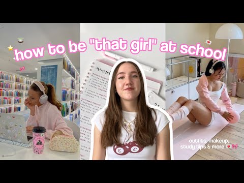 how to be THAT GIRL at SCHOOL 🎀⭐️ | secret tips & tricks