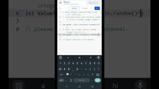 Math.floor Program using Math.Random()#javascript#education#programs#interview#interviewshorts#short
