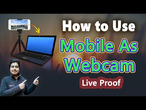 Mobile as webcam very easy method | Use phone camera as webcam | Mobile phone camera hacks