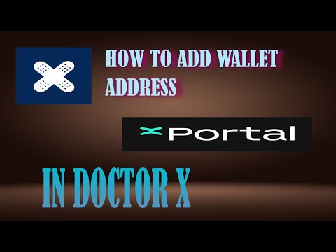 HOW to ADD Wallet ADDRESS in DOCTOR X|DOCTOR X MAIN Wallet add kese krein|XPORTAL|CMC|X|ICE|ION