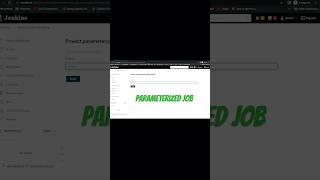 Jenkins Parameterized Jobs in 60 Seconds ⚙️ | DevOps Made Easy #jenkins #jobs #pipeline #devops