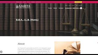 AMRITA INTERNATIONAL SCHOOL OF LAW COIMBATORE AMRITA UNIVERSITY