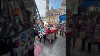 Street shopping at Charminar❤️ #charminar #hyderabad #viralvideo #viralshorts #ytshorts #shortsvideo