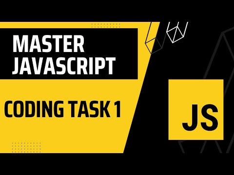 09. Master JavaScript ES6: Coding Task 1