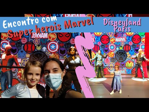 Encontro com os super-herois da Marvel // Thor, Loki, Viúva negra e Homem-aranha // Disneyland Paris