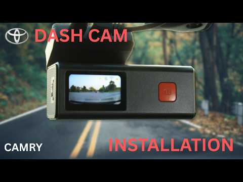 How to Install Dash Cam and Wire Fuse Tap On Toyota Camry - Part 1: Front Cam