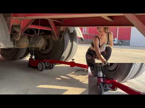 KATOOL 80 Ton Capacity Air/Hydraulic Truck Jack Operation Video(2024)