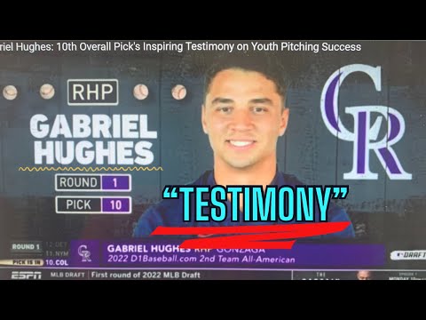 Gabriel Hughes: 10th Overall Pick's Inspiring Testimony on Youth Pitching Success