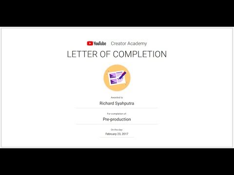 Pre-production - Youtube creator academy course Exam Answers 2018