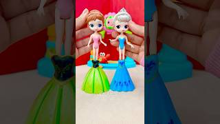 Cute Miniatures Disney Princess! #elsa #nezha #shorts #satisfying #unboxing #miraculous #squidgame