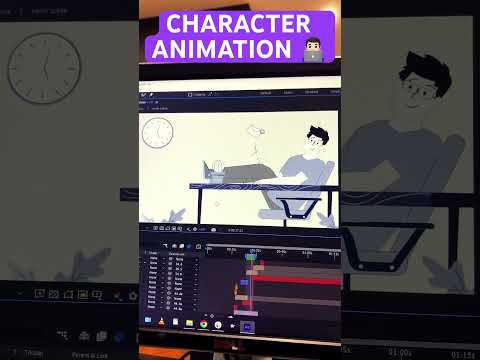 2D CHARACTER ANIMATION - MOTION GRAPHICS ✅ #characteranimation #youtubeshorts #shorts