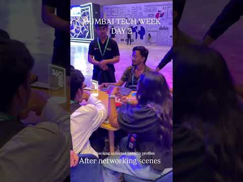 After-Networking Scenes at Mumbai Tech Week 2025 🤝 | So Many Inspiring Folks!