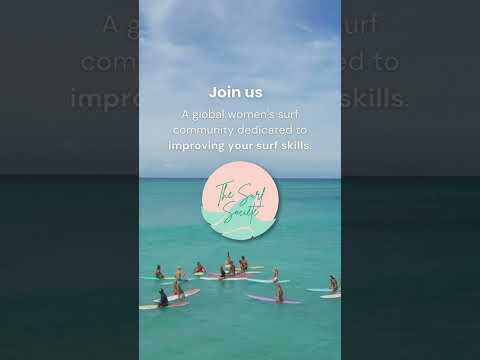 Improve your surfing with our unique digital women's surfing community
