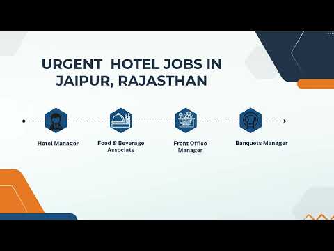 Finding the Best Jobs in Jaipur Company, Bank, and Hotel Vacancies
