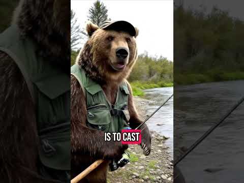 Fishing tips from a bear
