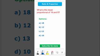 Mean Proportional | How to find Mean Proportional of 2 Numbers #ratioandproportion #quanttricks