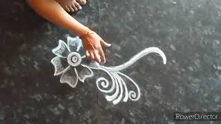 Small freehand daily rangoli designs #simple freehand daily rangoli designs
