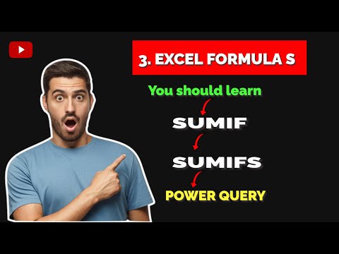 HOW TO LEARN SUMIF AND POWER QUERY EXCEL IN 5 MINUTES