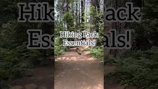 🥾 Simple backpack essentials for hiking! What do you keep in your day pack? #hiking #outdoors